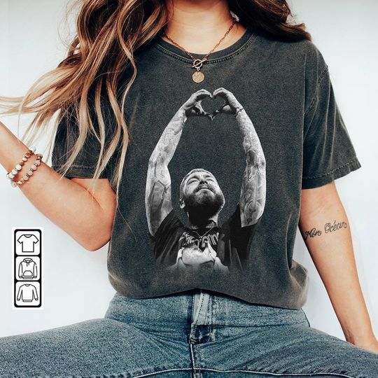 Post Malone Music Rap Vintage Graphic Shirt, If Y'all Weren't Here I'd Be Crying Tour v1, Bootleg Inspired Concert Fan Gift