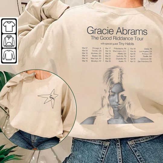 Gracie Abrams Music Shirt K1, The Good Riddance Tour Sweatshirt, Gracie Abrams Retro Vintage Unisex Gift Bootleg