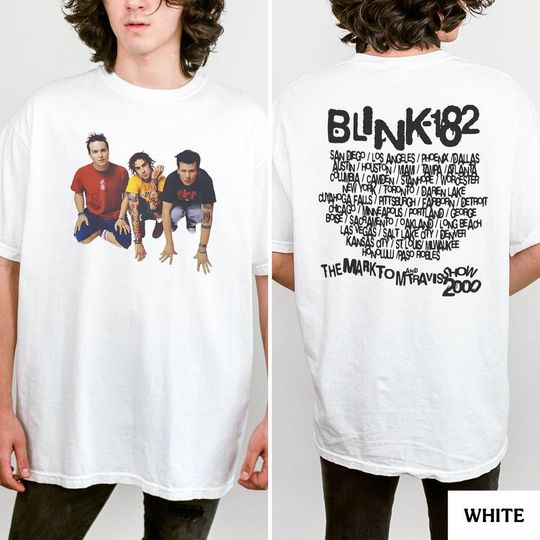 Comfort Colors B182 Unisex T-Shirt, Rare Vintage 2000 B182 Mark Tom & Travis Show, B182 Shirt, B182 Tour, Old B182