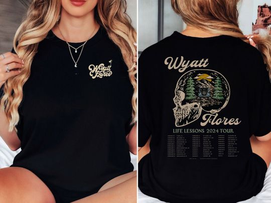 Wyatt Flores Tour Shirt/Crewneck - Life Lessons Tour 2024