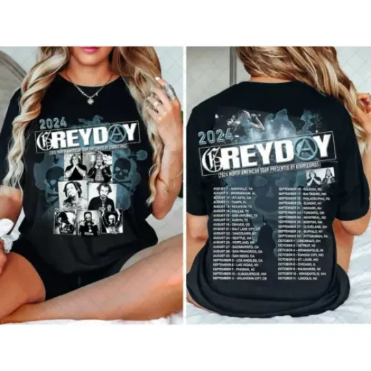 Grey Day 2024 Tour Shirt, Suicideboys 2024 Concert Unisex Shirt For Men Women