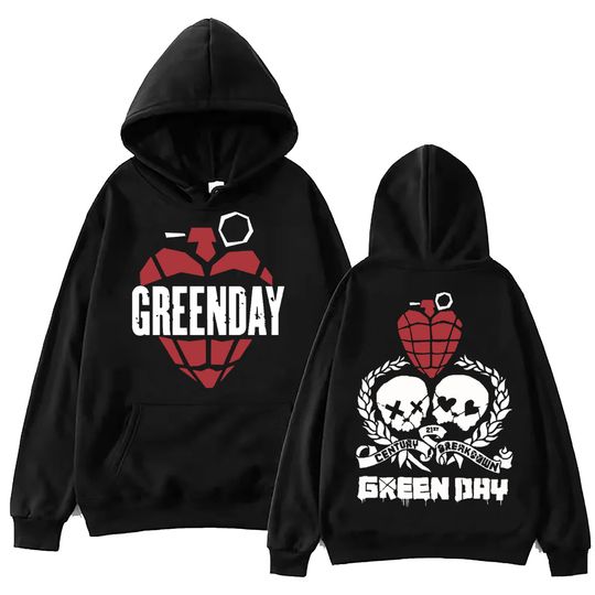 2024 2024 Green Day World Tour 2024 Hoodie Harajuku  Pullover Tops Man Woman Hoodie Fans Gift