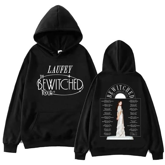 Laufey The Bewitched Tour 2024 Hoodie For Men Women Hip Hop Fans Gift Pullover Hoodies Fall Winter Long Sleeves Clothing