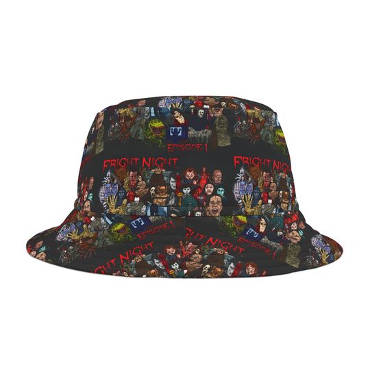 Halloween Horror Movie Fright Night Ep 1 Bucket Hat
