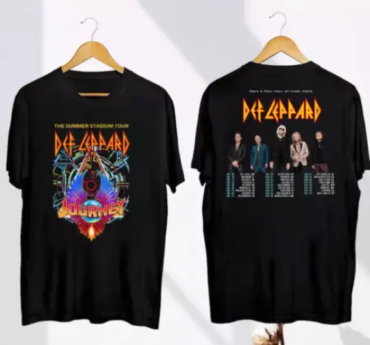 Def Leppard And Journey Summer Stadium Tour 2024 Shirt