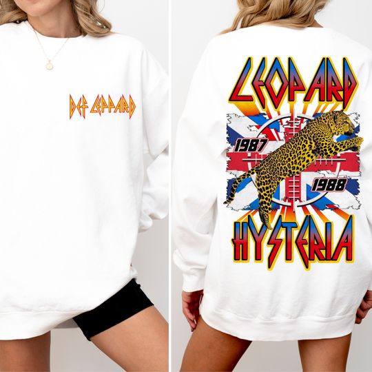 Def Leppard Sweatshirt, 2024 Music Tour Merch, Concert Shirt, Gift For Fans