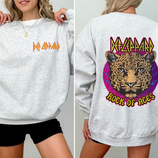Def Leppard Sweatshirt, 2024 Music Tour Merch, Concert Shirt, Gift For Fans