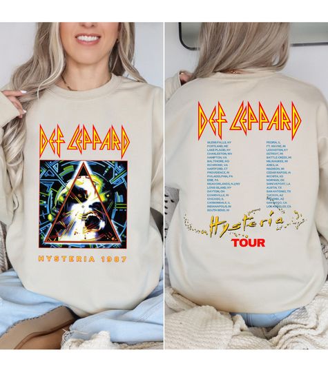 Def-Leppard And Journey Summer Stadium Tour 2024 Sweatshirt, Journey Tour Sweatshirt, Def Leppard Sweatshirt, Rock Music Fan Gift
