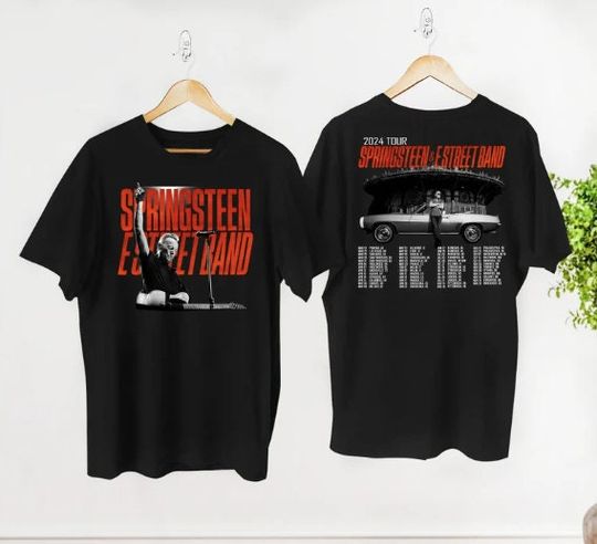 Bruce Springsteen And E Street 2024 Tour Shirt, Springsteen And E Street T-Shirt