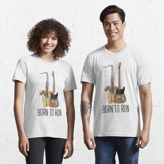 Born to run, saxophone _amp_ guitar Active  Essential T-Shirt
