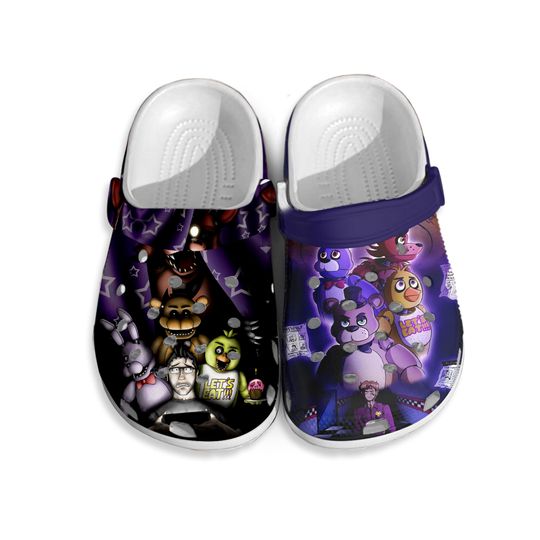 Five Nights At Freddy's Shoes, Five Nights At Freddy Sandals, Freddy Fazbear Men Shoes, Fnaf Summer Shoes, Fnaf Video Game Fan