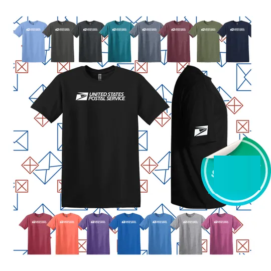 Postal Service T-shirt  Rural Carrier, Postal Worker, Post Office Tshirt White logo