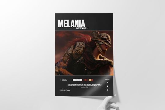 Elden Ring Melania Quote Gaming Poster | Wall Art | Home Decor | Gaming Poster