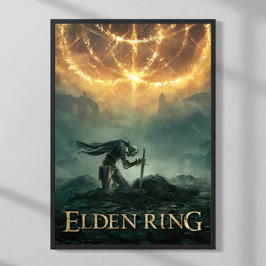 Elden Ring Cover Art Gaming Poster | Wall Art | Home Decor |  Gaming Poster
