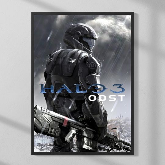 Halo 3 ODST Gaming Poster  | Wall Art | Gaming Prints | Video Game Art | Gaming Gifts | Classic Videogames