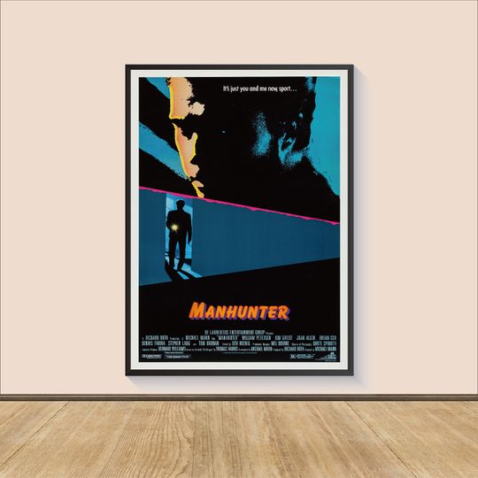 Manhunter (1986) Movie Poster Print, Room Decor, Movie Art, Gifts for Him/Her, Wall Art Print, Art Poster For Gift