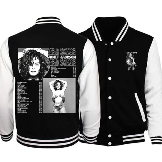 Janet Jackson Together Again Summer 2024  Baseball Jacket