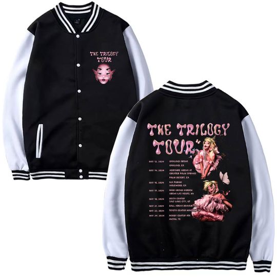 Rapper Melanie Martinez The Trilogy Tour 2024 Baseball Jacket
