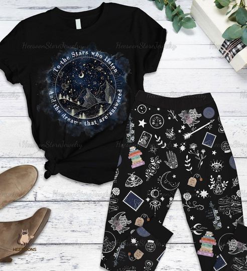 Velaris Acotar Pajamas, Velaris City Of Starligh Shirt, Velaris Acotar Holiday Pajamas, The Night Court Family Pajamas, Acotar Gift