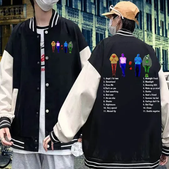 Chris Brown Baseball Uniform Jacket, 11:11 Album Merch Baseball Jacket