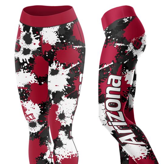 Arizonna Football Drip Leggings, Yoga Legging, Sport Leggign, Football Lover Gift, Gift For Women, Birthday Gift