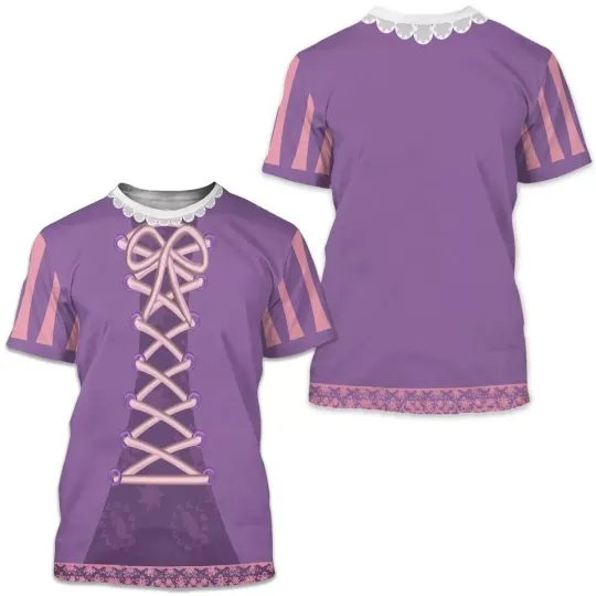 GOOD PRICE- Rapunzel Inspired Disney 3D All Over Print Unisex T-Shirt