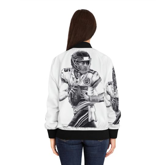 Women's Bomber Jacket (AOP) - Patrick Mahomes Kansas City Chiefs