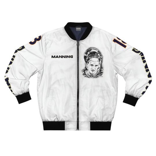 Men's AOP Bomber Jacket - Peyton Manning, Denver Broncos quarterback