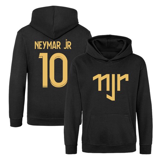 Kids Neymar Jr  Inspired Soccer Hoodie Jumper footy merch Jumper Neymar Jr Merch Boys Girls Gift Top Tee 5-13yrs Number 10 # 10