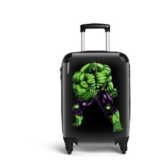 Hulk Suitcase Cabin Luggage Travelling Avengers Super Hero Gifts Birthday Anniversary