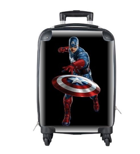 Captain America Suitcase Cabin Travelling Super Hero Gifts Birthday Mothers Day Fathers Day