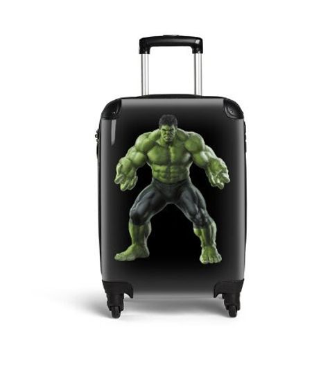 Hulk Suitcase Cabin Luggage Travelling Avengers Super Hero Gifts Birthday Anniversary