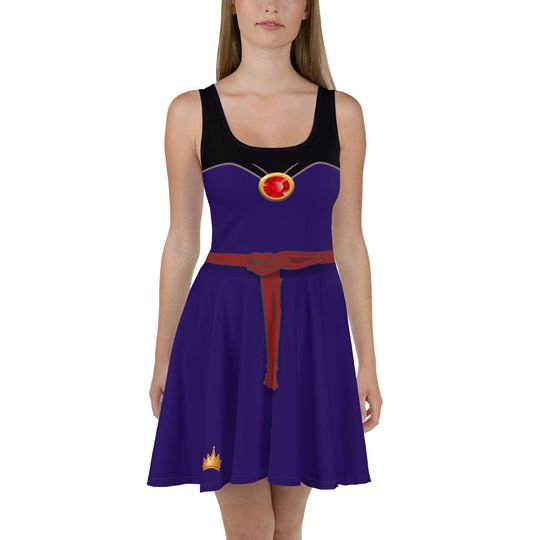 Evil Queen Inspired Skater Dress