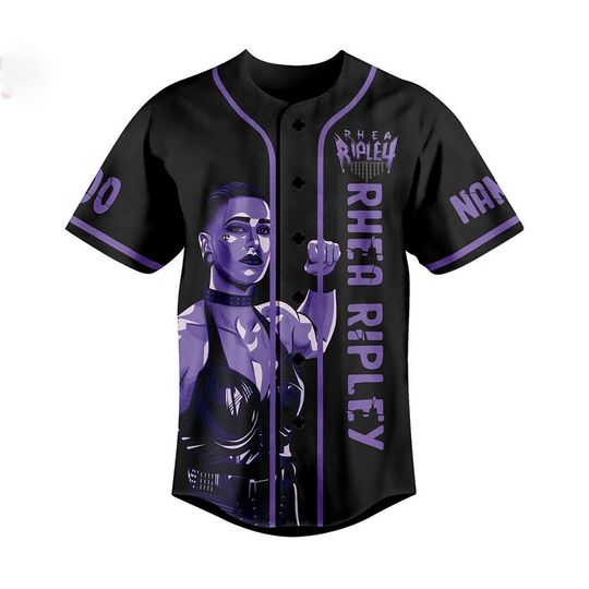 Custom Baseball Jersey: Rhea Ripley Is My Mami  Perfect for fans who love Rhea Ripley
