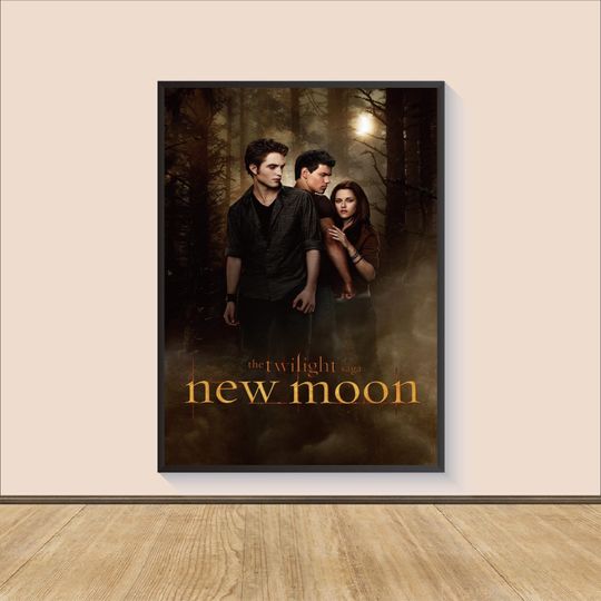 The Twilight Saga New Moon Movie Poster Print, Room Decor, Movie Art, Gifts for Him/Her, Wall Art Print