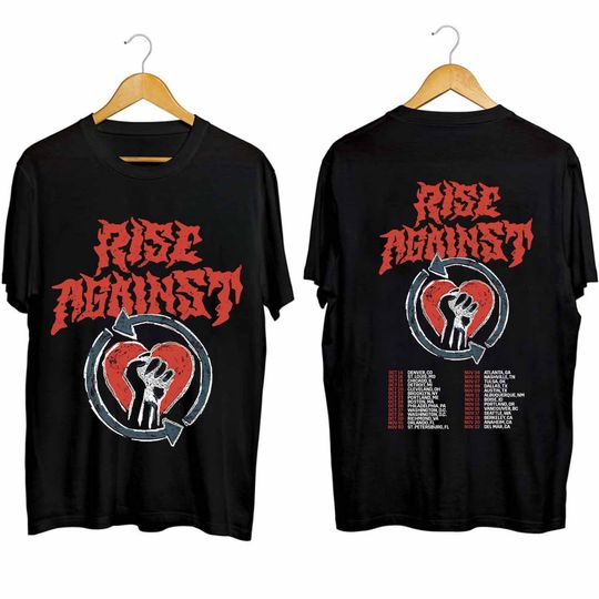 Rise Against 2024 Tour Shirt, Rise Against Band Fan Shirt, Rise Against 2024 Concert Shirt