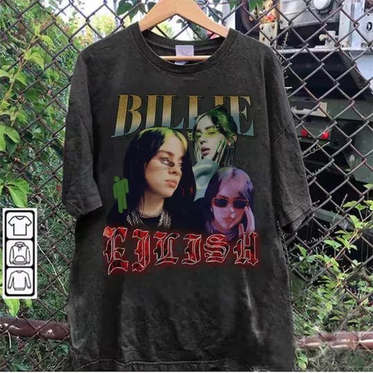 Billie Eilish Inspired Graphic Tee, Trendy Music Artist Shirt, Billie Eilish tshirt