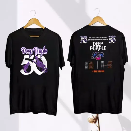 2024 Deep Purple 1 More Time Tour Shirt, Deep Purple Band Fan Shirt