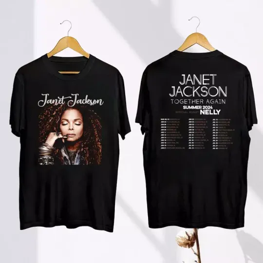2024 Together Again Tour Janet Jackson Shirt, Janet Jackson 90s Vintage Tee