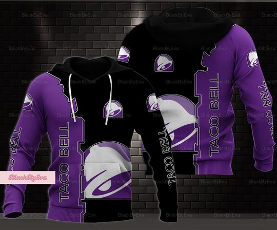 Taco Bell Hoodie, Taco Bell Hot Sauce Shirt, Taco Bell Cake Hoodie, Fast Food 3D Hoodie, Taco Bell 3D Shirt, Halloween Gift