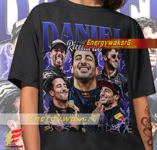 Limited Daniel Ricciardo Vintage T-Shirt, Driver Racing, Gift For Woman and Man Unisex T-Shirt