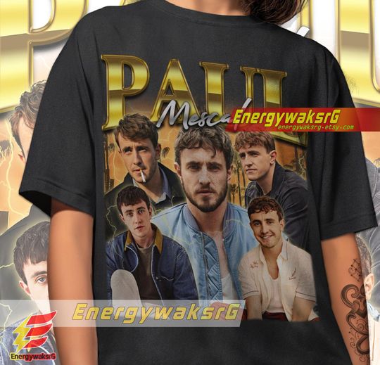 Retro Paul Mescal Shirt, Paul Mescal Tshirt, Paul Mescal T-shirt, Paul Mescal Vintage T- Shirt, Paul Mescal T shirt