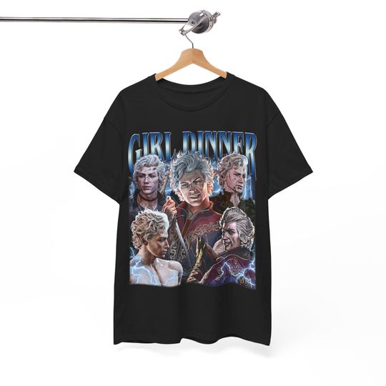 Limited Astarion Baldurs Gate 3 Girl Dinner Vintage T-Shirt, Astarion BG3 Shirt