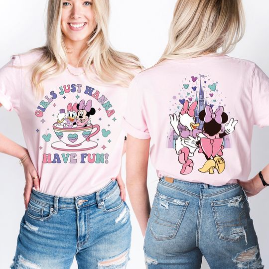 Disney Minnie & Daisy Besties Shirt, Girls Disney Trip Shirt, Minnie Mouse Shirt, Matching Best Friend Shirt, Disneyland Vacation Tee