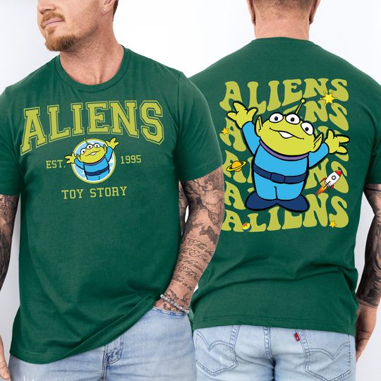 Toy Story Alien Shirt, Toy Story Birthday Tees, Pizza Planet Shirt, Disney Family Shirt, Disneyworld Matching Shirt, Disneyland Trip Shirt