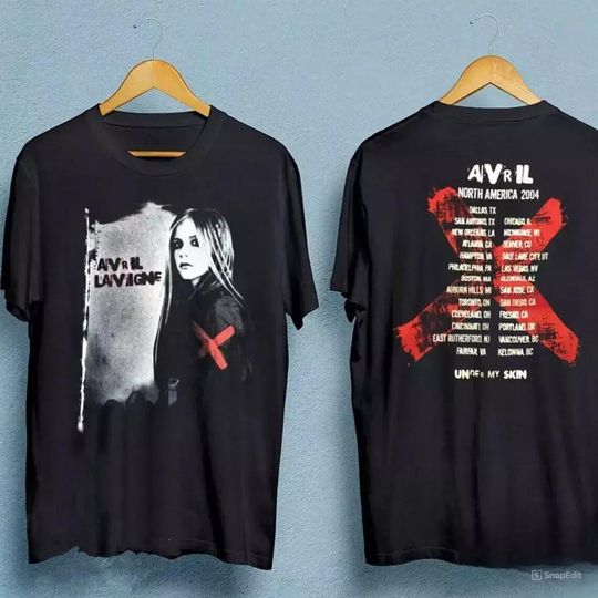 Avril Lavigne Greatest Hits Tour 2024 Shirt, Avril Lavigne Tshirt, Avril Lavigne Rock, Avril Lavigne Fan Gift, Avril Lavigne Merch
