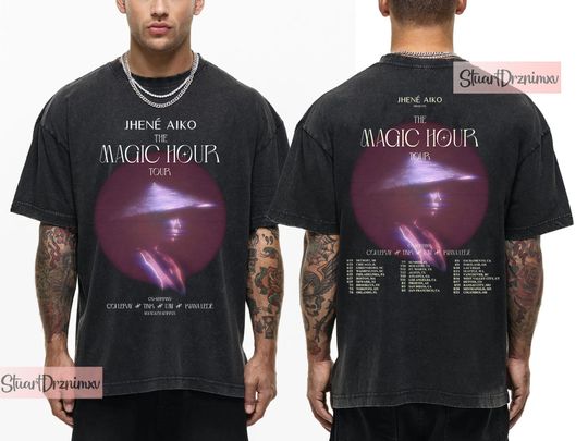 Jhene Aiko The Magic Hour Tour 2024 Shirt, Jhene Aiko Fan Shirt, Jhene Aiko 2024 Concert Shirt, Jhene Aiko Merch, Jhene Aiko Graphic Shirt