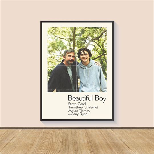 Beautiful Boy Movie Poster Print, Room Decor, Movie Art, Gifts for Him/Her, Wall Art Print, Art Poster For Gift