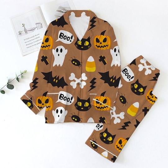 Spring and Autumn New 3D Printed Christmas Gift Printed Pajamas for Men and Women  Pajamas Set