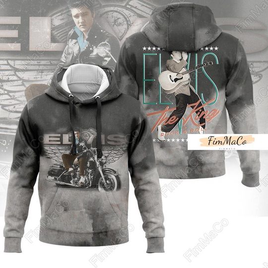 Elvis 2024 Hoodie, King Of Rock N Roll, Elvis 2024 Shirt, Elvis Presley Tour Merch, Elvis Presley 2024 Shirt